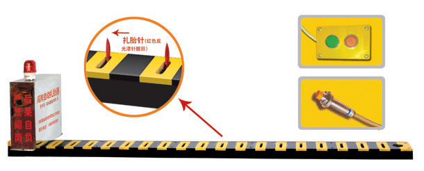 七台河茄子河区V3嵌入式闯岗自动扎胎器/阻车器